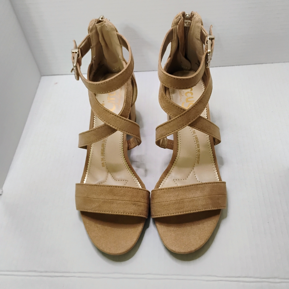 Sam Edelman Stella Circus Size 8 New Golden Caramel Block Heel